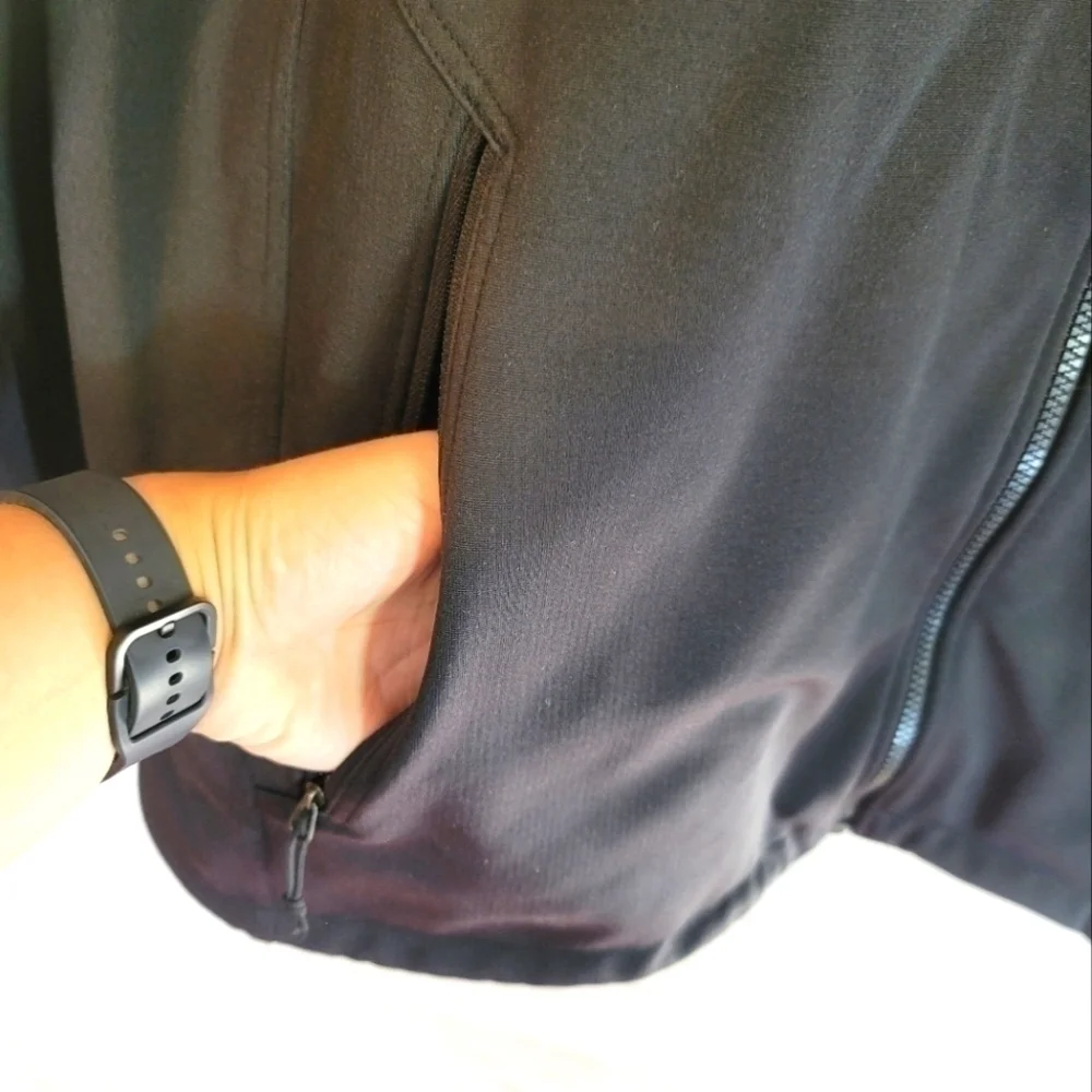 THE NORTH FACE BLACK SHELL JACKET, SZ XL